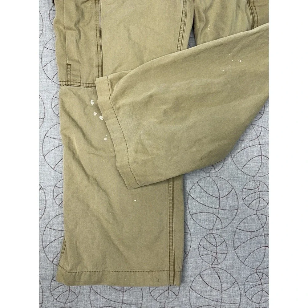 Y2K Levi's Cargo Pants Cotton Chino Baggy Skater Wear Paint Stains / Men's 34x32